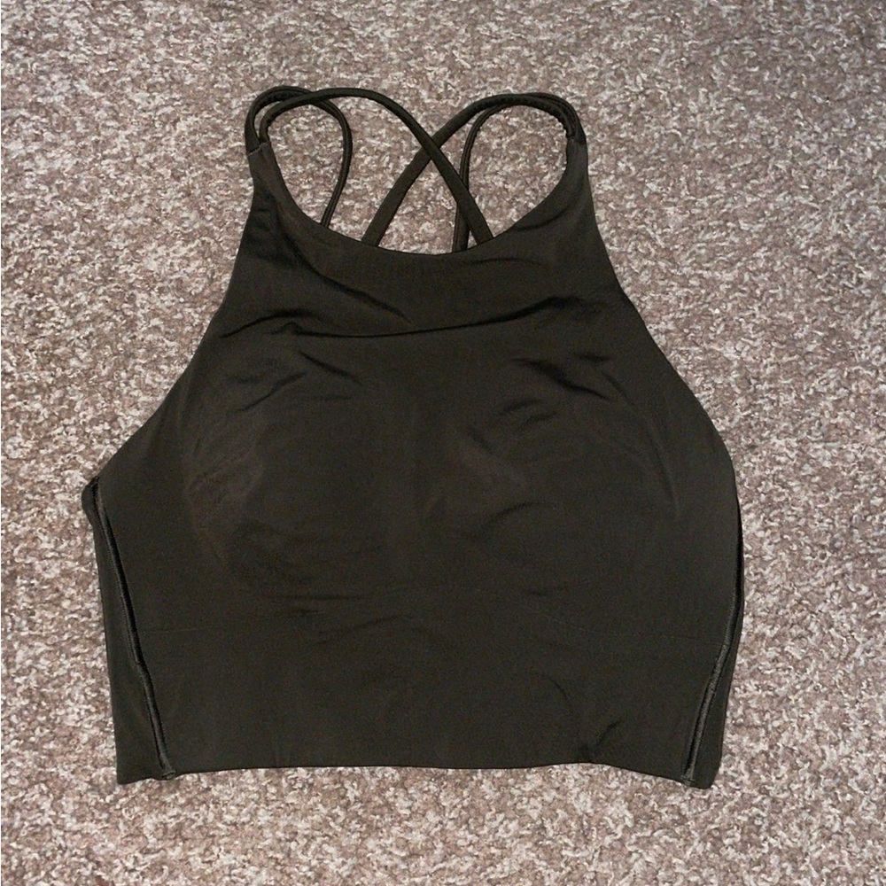 lululemon athletica Black Crop Top